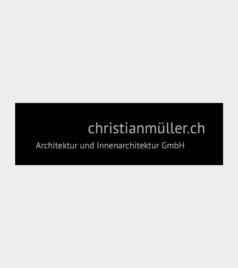Logo der Firma Christian Müller Architektur und Innenarchitektur GmbH.